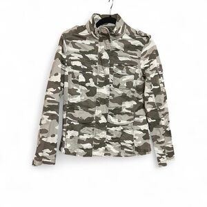 Kensie Green and Brown Utility Jacket